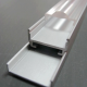 PROFILE ALUMINIUM 1M + PLEXI CLEAR EFFET LOUPE