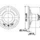 HAUT-PARLEUR MINIATURE - 1W / 8 ohm - Ø 77mm