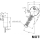 MOTEUR PAS A PAS 12VCC 60mA (ANGLE 7.5° / 48 PAS)