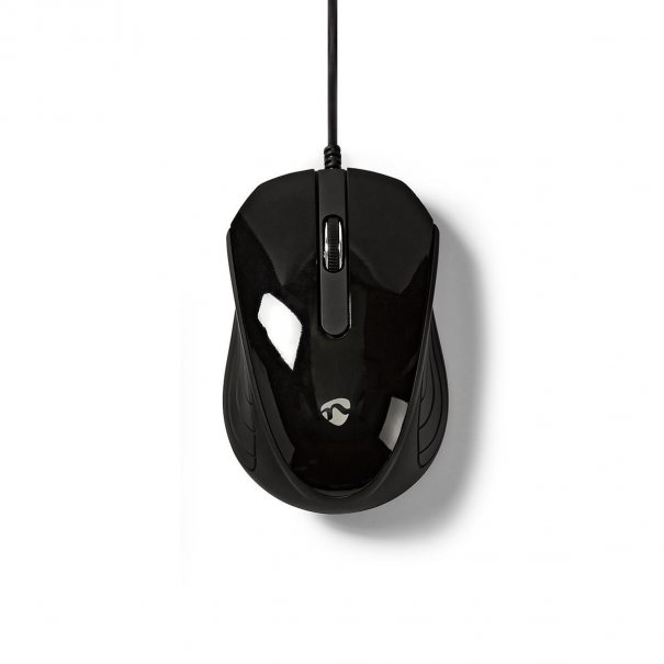 Souris de Bureau Filaire 1000ppp 3 boutons Noir