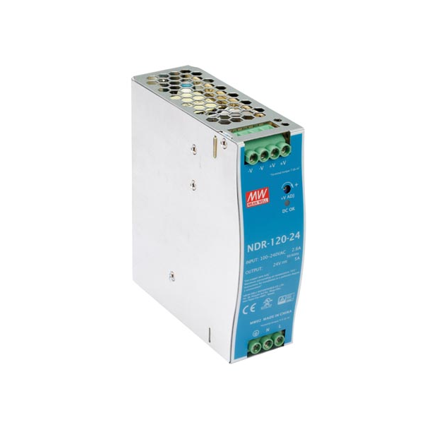 Alimentation - 1 sortie - 120 W - 24 V - 5 A - Montage sur rail DIN - Pour usage industriel