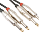 Câble audio professionnel, JACK MONO 2 x 6.35mm VERS JACK MONO 2 x 6.35mm  (5m)