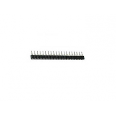 BARRETTE FEMELLE POUR CI, SIMPLE RANGEE A 20 CONTACTS, PAS 2.54mm