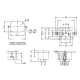 EMBASE FEMELLE POUR CHASSIS