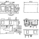 EMBASE MALE CLIPSABLE POUR CHASSIS - AVEC INTERRUPTEUR & PORTE-FUSIBLE