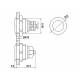 BOUTON-POUSSOIR ROND EN ACIER INOXYDABLE SPST 1NO