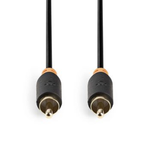 Câble audio RCA mâle vers mâle de 2m