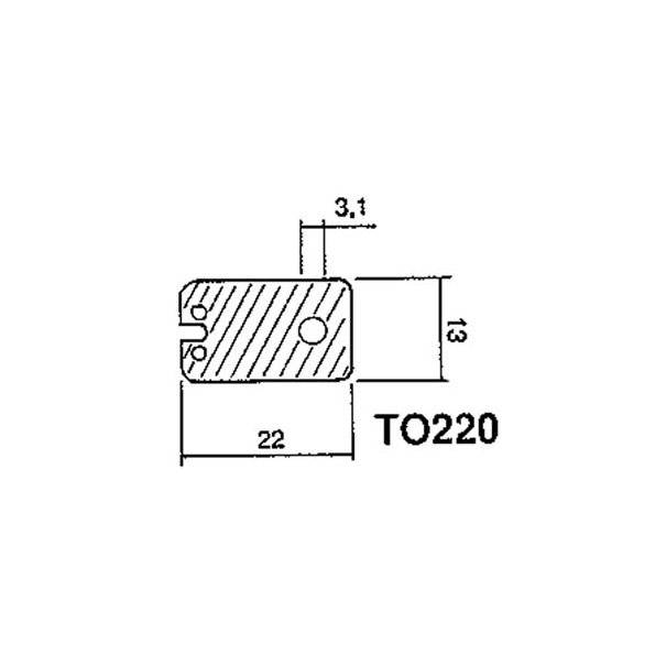 ISOLANT SILICONE CALORIFERE POUR TO220