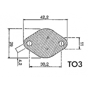 ISOLANT SILICONE CALORIFERE POUR TO3