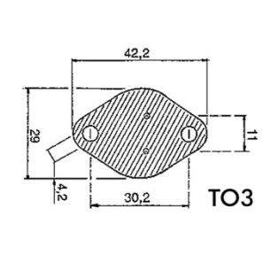 ISOLANT SILICONE CALORIFERE POUR TO3