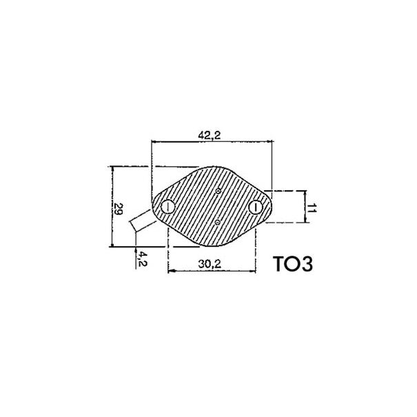 ISOLANT SILICONE CALORIFERE POUR TO3