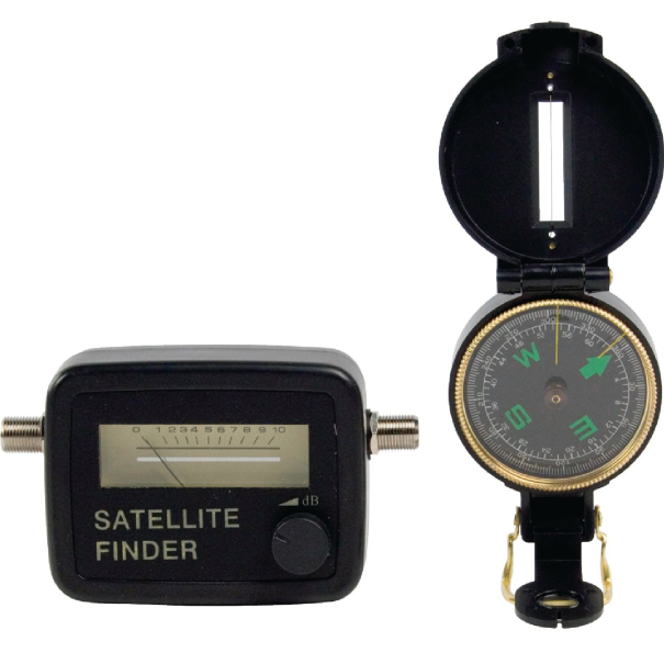 DETECTEUR  DE SATELLITE 950-2250MHZ - INDICATEUR DE PUISSANCE + BOUSSOLE