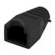 RJ45 MANCHON SOUPLE POUR FICHE MODULAIRE - NOIR