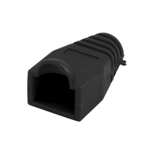 RJ45 MANCHON SOUPLE POUR FICHE MODULAIRE - NOIR