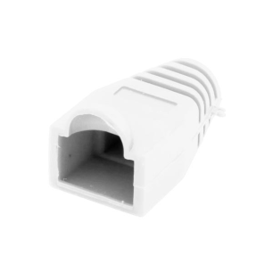 RJ45 MANCHON SOUPLE POUR FICHE MODULAIRE - BLANC