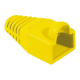 RJ45 MANCHON SOUPLE POUR FICHE MODULAIRE - JAUNE