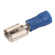 FASTON FEMELLE 6.6MM BLEU 2.5MM²