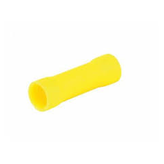 COSSE A SERTIR CYLINDRIQUE JAUNE 4MM²- MANCHON F/F