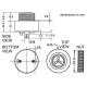 BUZZER A INTENSITE SONORE REGLABLE 3-24Vcc TYPE A VISSER - SON PULSE