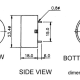 BUZZER POUR CI 3-20Vcc / 10mA