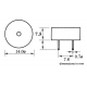 BUZZER ELECTRONIQUE MODELE ECONOMIQUE CI 3-16Vcc / 8mA TYPE CI