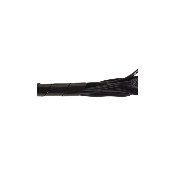 GAINE CACHE-FILS SPIRALEE 10m / Ø15mm (NOIR)