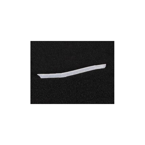 GAINE CACHE-FILS SPIRALEE 10m / Ø9mm (BLANC TRANSPARENT)