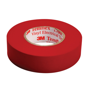 BANDE ADHESIVE PVC ISOLANT ROUGE 15 mm x 10 m