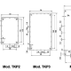 BOITIER EN PLASTIQUE - 85.0 x 56.0 x 35.5mm