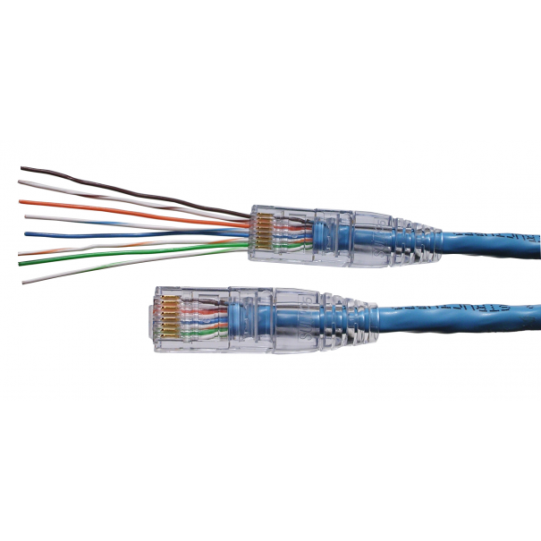 CONNECTEUR RJ45 FACILE UNSHIELDED  CAT5E