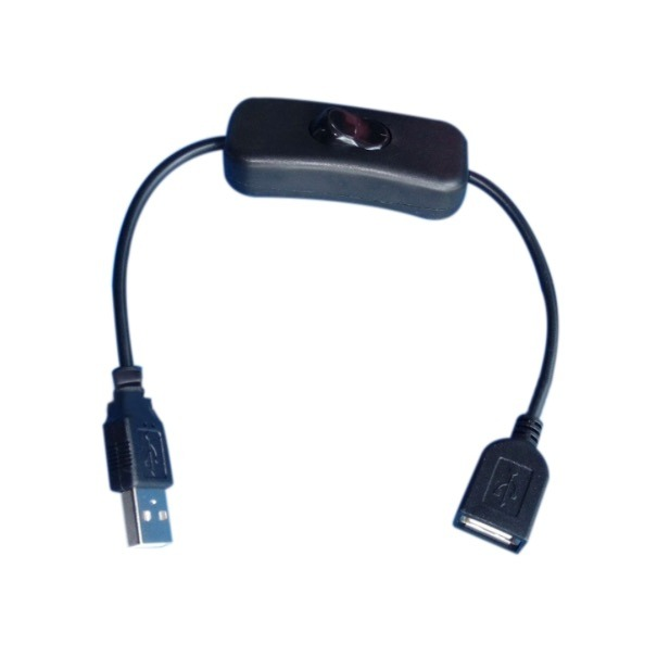 Câble usb A male-femelle avec interrupteur on-off