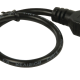 CABLE MICRO USB VERS USB A FEMELLE 20CM