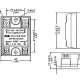 RELAIS DE PUISSANCE STATIQUE 25A / 240V 1 x TRAVAIL