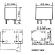 RELAIS 12VCC 3A/150VCA 1 x REPOS-TRAVAIL