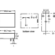 RELAIS HORIZONTAL 8A/150VCA 1 x REPOS-TRAVAIL  12Vcc