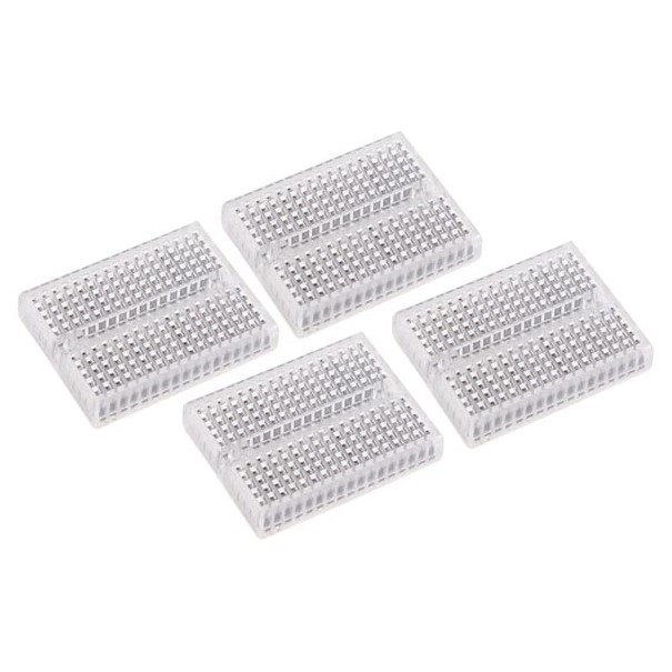 JEU DE MINI PLATINES D'EXPÉRIMENTATION - 170 POINTS DE CONNEXION - 4 pcs