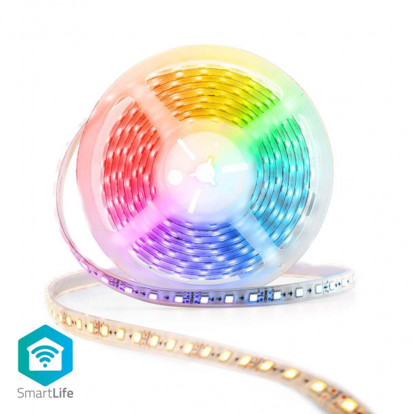 Ruban led RGB connecté RGB + blanc chaud et blanc froid - bobine de 5 mètres  - application SmartLife