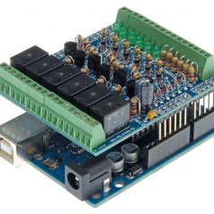 I/O SHIELD POUR ARDUINO® (kit à souder)