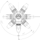 CONNECTEUR XLR 3 POLES MALE CABLE COUDE 90° NEUTRIK