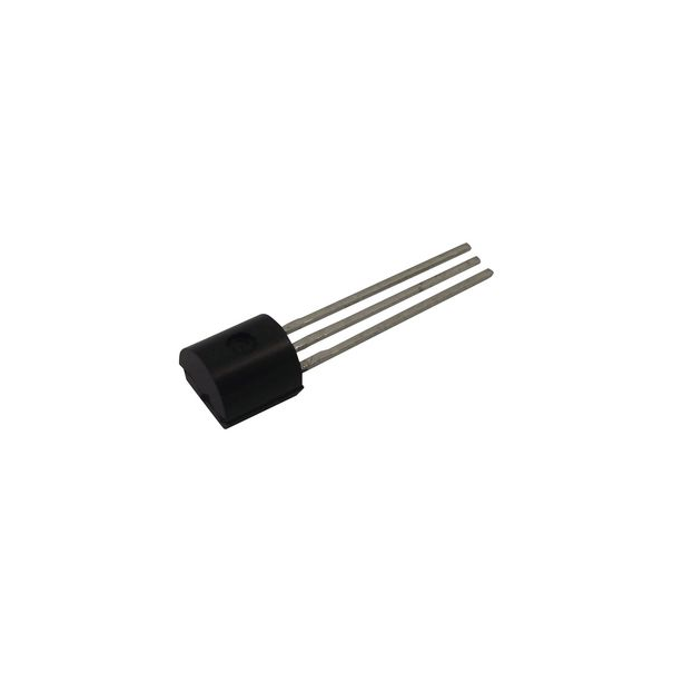 Transistor simple bipolaire (BJT), NPN, 45 V, 100 mA, 1.5 W, TO-92, Traversant