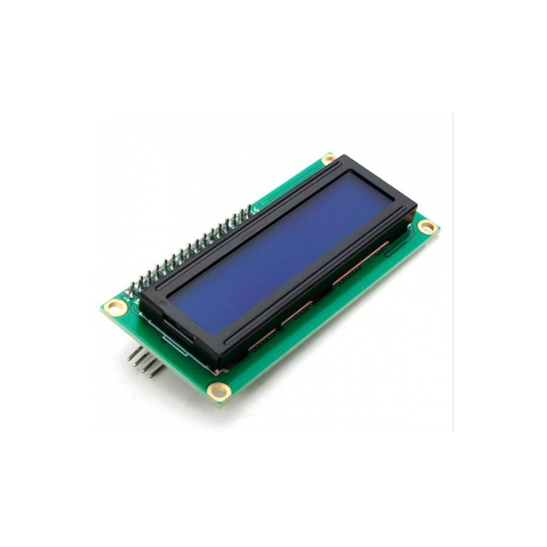 LCD 2X16 CARACTERES - BLEU - 5V- INTERFACE IIC - RETRO-ECLAIRAGE - CONVIENT POUR UTILISATION AVEC ARDUINO