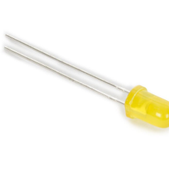 LED STANDARD 5mm - JAUNE DIFFUSANT