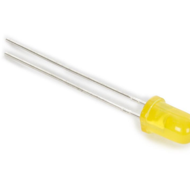 LED STANDARD 5mm - JAUNE DIFFUSANT