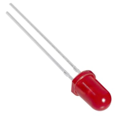 LED STANDARD 5mm - ROUGE DIFFUSANT