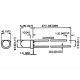 LED BLANCHE 3mm TRANSPARENT - 6300mcd - 20mA - 3V