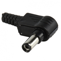 DC PLUG 2.1X5.5MM COUDE 90° LUMBERG