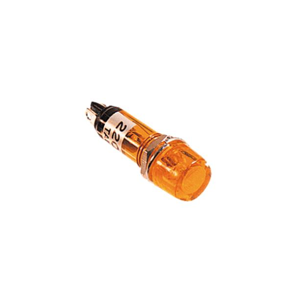 TEMOIN 220V NEON ORANGE - PERCAGE 10MM