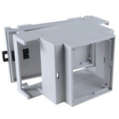 Boitier ModulBox H53 3M - 90x53x58 gris - montage rail din