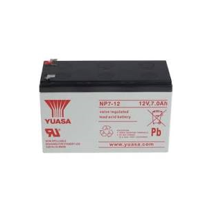 BATTERIE 12V 7AH YUASA - 151X65X94MM