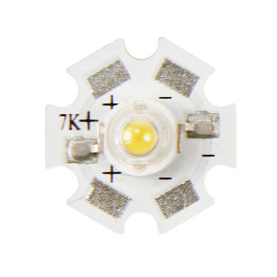 LED DE PUISSANCE - 3 W - BLANC CHAUD - 210 lm